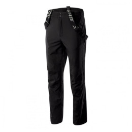 Pantalones softshell de hombre Hi-Tec Loran negro BLACK