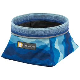 Comedero para perro Ruffwear Quencher™ Bowl azul Coastal Mountains