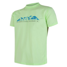 Camiseta de hombre Sensor Coolmax Fresh PT Mountains verde Lightgreen