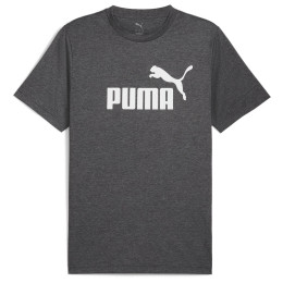 Camiseta de hombre Puma Ess No. 1 Logo Heather Tee negro PUMA Black