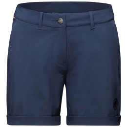 Pantalones cortos de mujer Mammut Runbold Roll Cuff Shorts Women azul marine