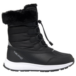 Botas de invierno para niños Viking Outdoor Footwear Equip Warm WP Zip Black/Granite negro/gris Black/Granite