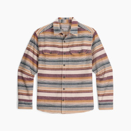 Camisa de hombre Royal Robins Clouds Rest Hemp L/S marrón claro Pebble Alder Str