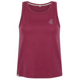 Top de mujer MOOA Merino Lyolite Edelweiss 150 rosa dark pink