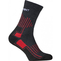 Calcetines High Point Lord 2.0 Merino negro/rojo Black/Red