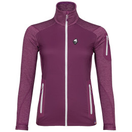 Chaqueta de mujer High Point Merino Alpha Lady violeta Red / Antracit