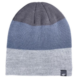 Gorro de invierno para hombre 4F Cap M510 azul/gris MULTICOLOUR MELANGE