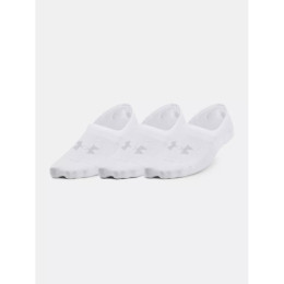 Calcetines de mujer Under Armour Breathe Lite Ultra Low 3p blanco White / White / Mod Gray