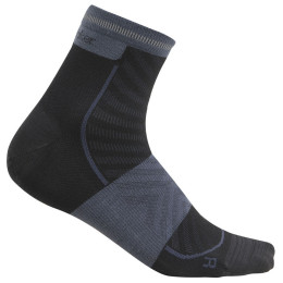 Calcetines de hombre Icebreaker Men Merino Run+ Ultralight Mini negro Black/Graphite