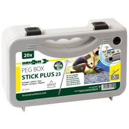 Estaquilla de tienda Brunner Peg Box Stick Plus 23