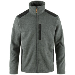 Sudadera de hombre Fjällräven Buck Fleece gris claro Grey-Melange