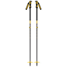Bastones de esquí de travesía K2 Lockjaw Carbon Plus negro/amarillo Black
