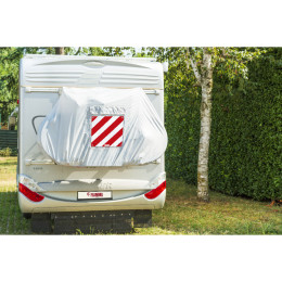 Cubierta de lona Fiamma Bike Cover S 2/3 kola blanco