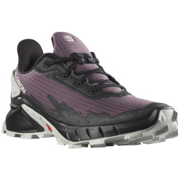 Zapatillas de carrera para mujer Salomon Alphacross 4 violeta/negro Moonscape / Black / Lunar Rock
