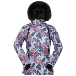 Chaqueta de mujer Alpine Pro Molida rosa/verde high rise