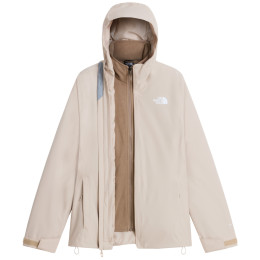 Chaqueta de mujer The North Face W Quest Mono Triclimate rosa Timeless Taupe/Garnet