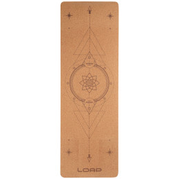 Esterilla de yoga Loap Naveen negro/beige Beige