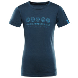 Camiseta para niños Alpine Pro Mereno 2 azul MOROCCAN