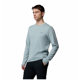 Camiseta funcional de hombre Columbia Tech Trail™ Utility Warm Ls Crew turquesa Crushed Blue