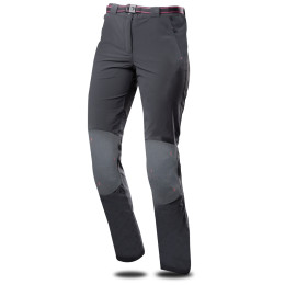 Pantalones de mujer Trimm Jurra gris GraphiteBlack