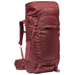 Mochila de senderismo para mujer Vaude Women's Astrum EVO 55+10 rojo oscuro dark cherry