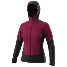 Chaqueta de mujer Dynafit Traverse Alpha Hooded Jkt W negro/violeta 6211 - beet red/0910