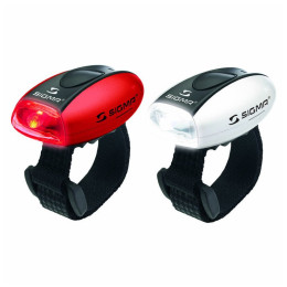 Luz delantera / trasera Sigma Micro červená+bílá rojo/blanco