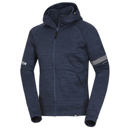 Sudadera funcional de hombre Northfinder Fred azul oscuro 557darkbluemelange