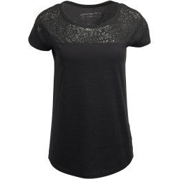 Camiseta de mujer Alpine Pro Breda negro