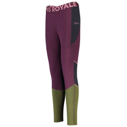 Calzoncillos funcionales de mujer Mons Royale Olympus 3.0 Legging rosa/verde Blackberry/Avocado