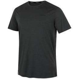 Camiseta de hombre MOOA Merino Lyolite 150 Short negro black melange
