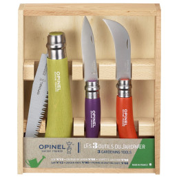 Juego de navajas Opinel Set de regalo para jardín