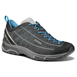 Calzado de senderismo para mujer Asolo Nucleon GV gris/azul graphite/silver/cyan blue/A772