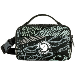 Bolsa de hombro Fjällräven Kånken Art Hip Pack negro/azul Woodlands