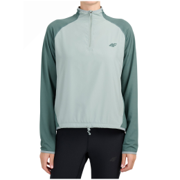 Sudadera funcional de mujer 4F Sweatshirt Fnk F0908 verde/verde claro Teal