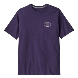 Camiseta de hombre Patagonia M's Clean Climb Roots Responsibili-Tee violeta Plummet Purple