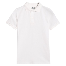 Camiseta para niños 4F Polo Shirt M614 blanco WHITE