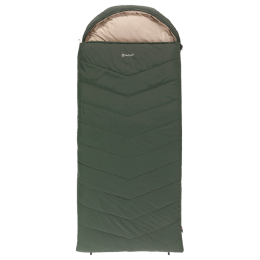 Saco de dormir tipo manta Outwell Caldera Lux XL verde oscuro Green