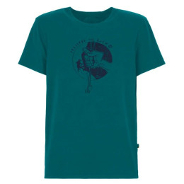Camiseta de hombre E9 70S Men's azul Light Petrol