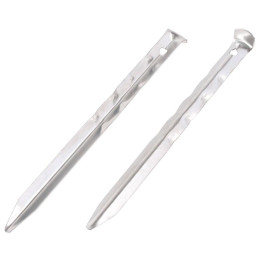Estaquilla de tienda Easy Camp U-Steel Peg Ripple 24 cm