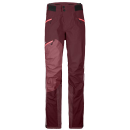 Pantalones de mujer Ortovox W's Westalpen 3L Pants rojo winetasting