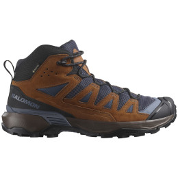 Calzado de hombre Salomon X Ultra 360 Leather Mid Gore-Tex azul Blue Nights / Caramel Cafe / Grisaille