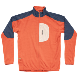 Sudadera funcional de hombre Devold Adventure Jacket Man naranja/azul Brick