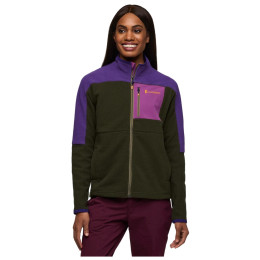 Sudadera de mujer Cotopaxi Abrazo Fleece Full-Zip Jacket violeta/verde Black Violet and Woods