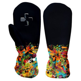 Manoplas de invierno para niños WAMU Game On negro