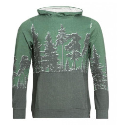 Sudadera de hombre Chillaz Mellow verde DarkBlueMelange
