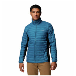 Chaqueta de hombre Columbia Powder Pass™ Hybrid Jacket azul Phoenix Blue, Black