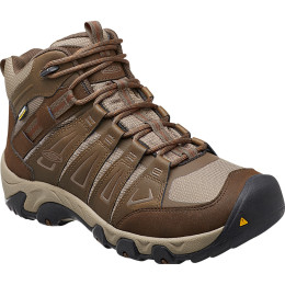 Calzado de hombre Keen Oakridge Mid WP marrón