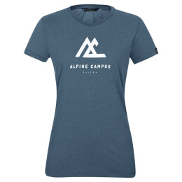 Camiseta de mujer Salewa Alpine Campus Dry W T-Srt azul oscuro PremiumNavyMelange