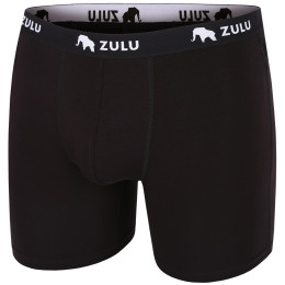 Calzoncillos bóxer para hombre Zulu Bambus 210 6in negro black